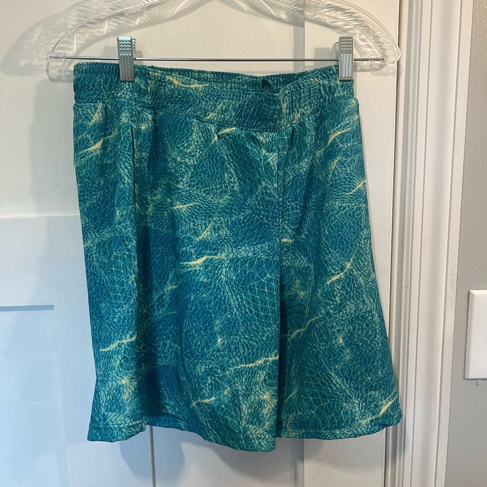 All In Motion green mens athletic running/jogging shorts